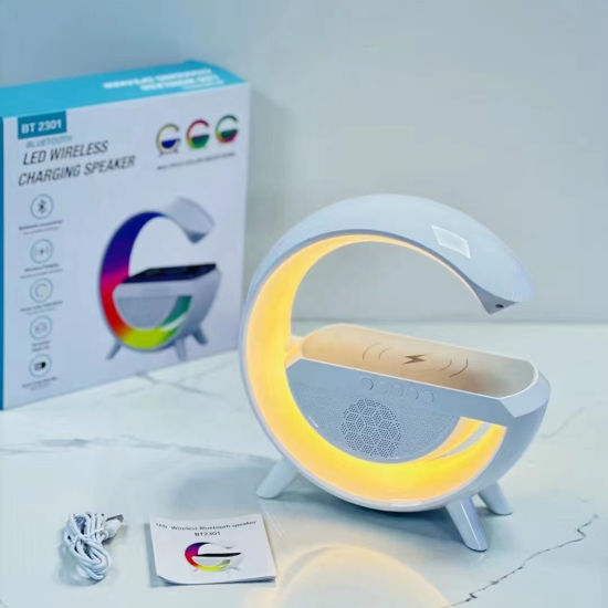 Wireless Charger Speaker with LED Feature